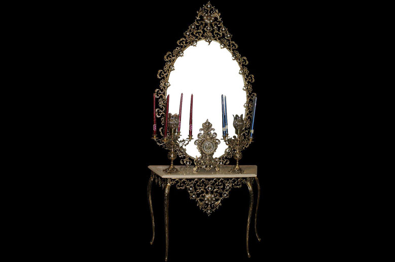 آینه شمعدان ماری