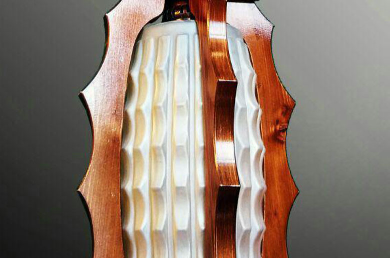 آویز چوبی Pendant wood chandelier 9023