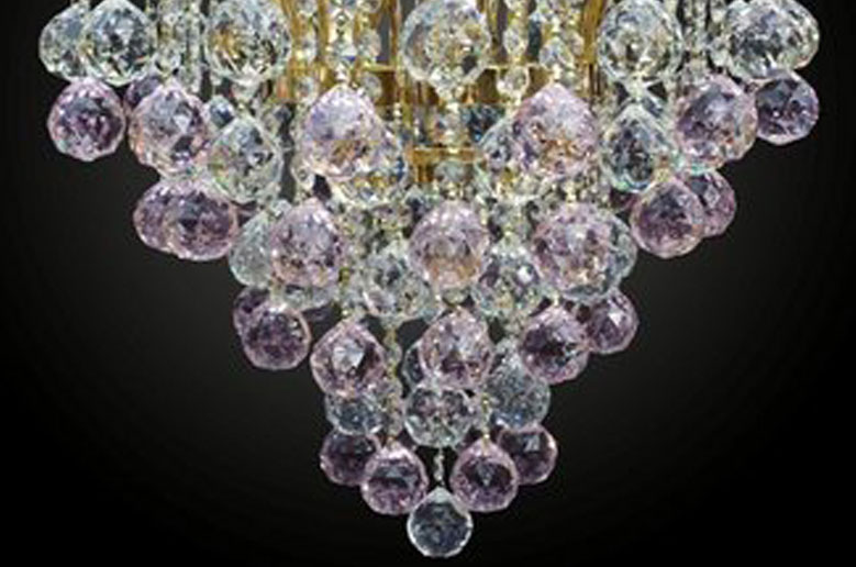 لوستر کریستالی شفق crystal luster t60