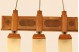 لوستر چوبی پادرا خطی مدل پانیذ