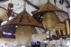 چراغ آویز دارکار مدل کلاه چینی دو شعله
