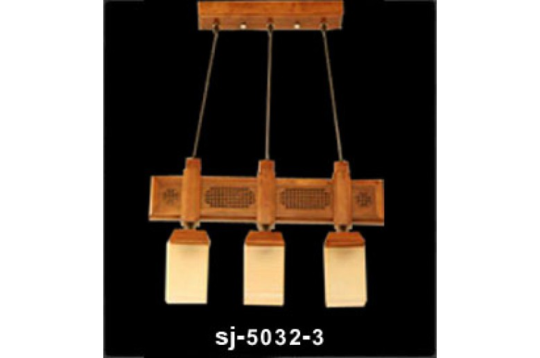 لوستر چوبی پادرا خطی مدل پانیذ